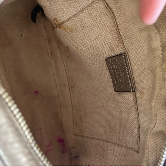 Gucci Brown Crossbody Bag Disco Bag with Iconic GG Logo - Picture 7 of 8